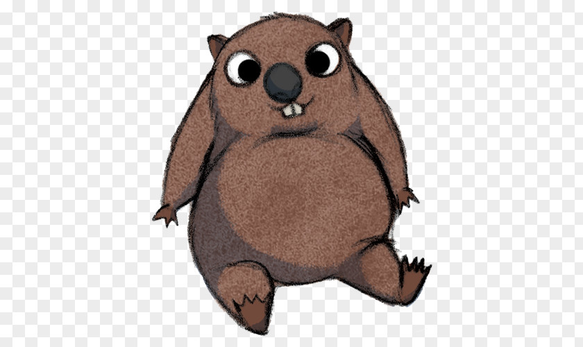 Cartoon Wombat Dingo Clip Art PNG
