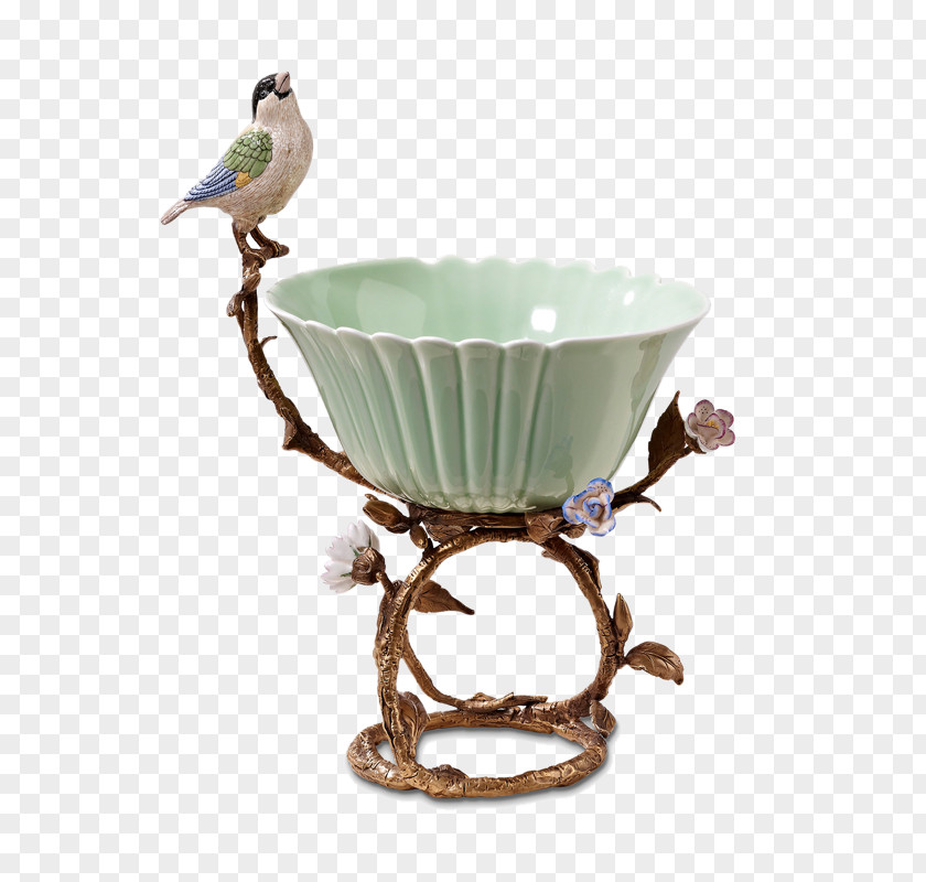 European Bird Flower Pots Ceramic Flowerpot Porcelain Vase PNG