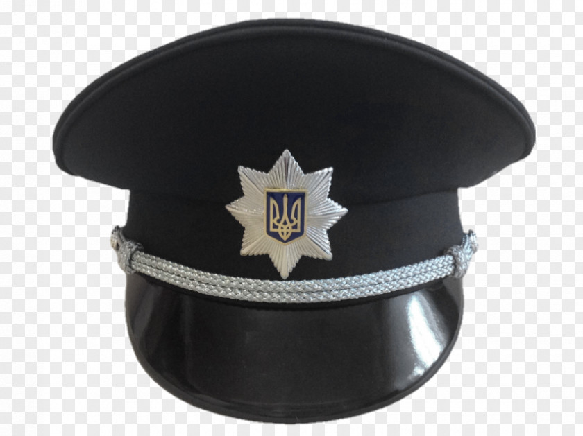 Police Kiev Peaked Cap Cockade Costume PNG