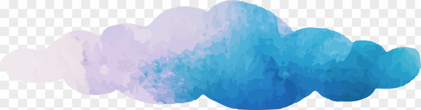 Dream Watercolor Blue Cloud Vector Turquoise Plastic Font PNG