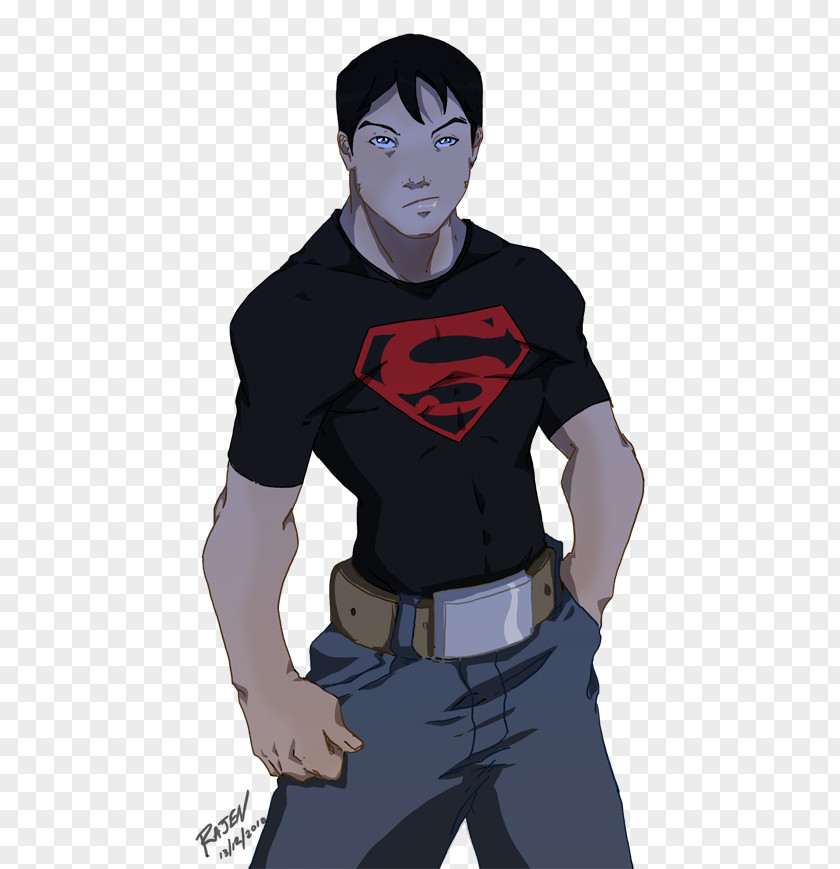 Takeout Superman Superboy Young Justice Robbie Fan Art PNG