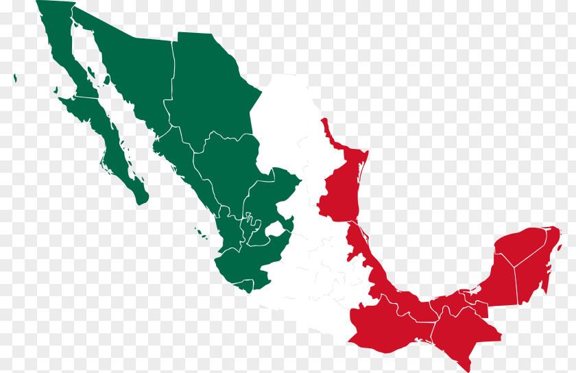 United States Flag Of Mexico Map PNG