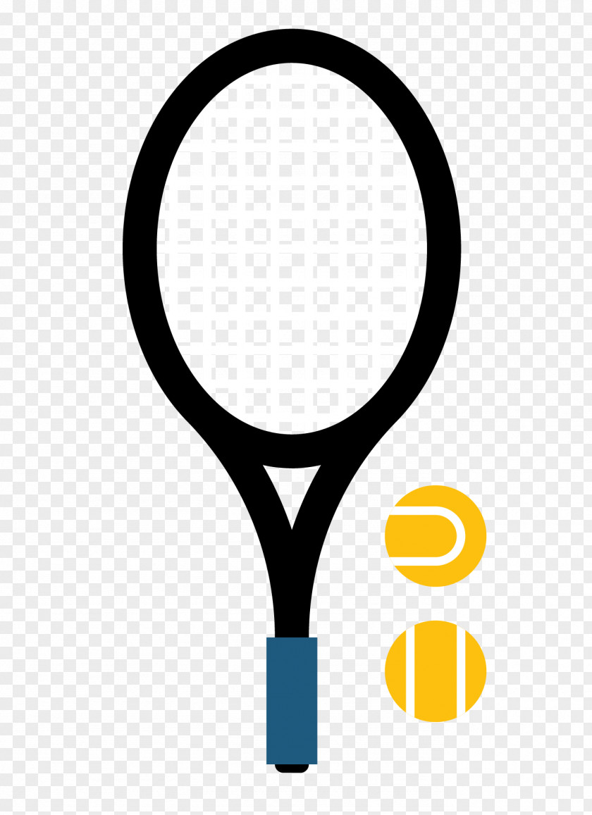 Vector Black Tennis Racket Rakieta Tenisowa PNG