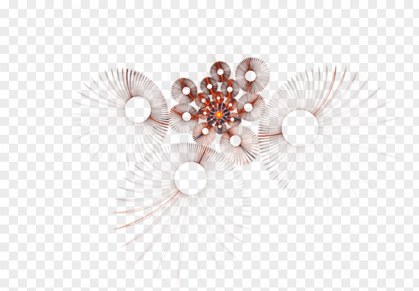 Abstract Thread Body Jewellery PNG