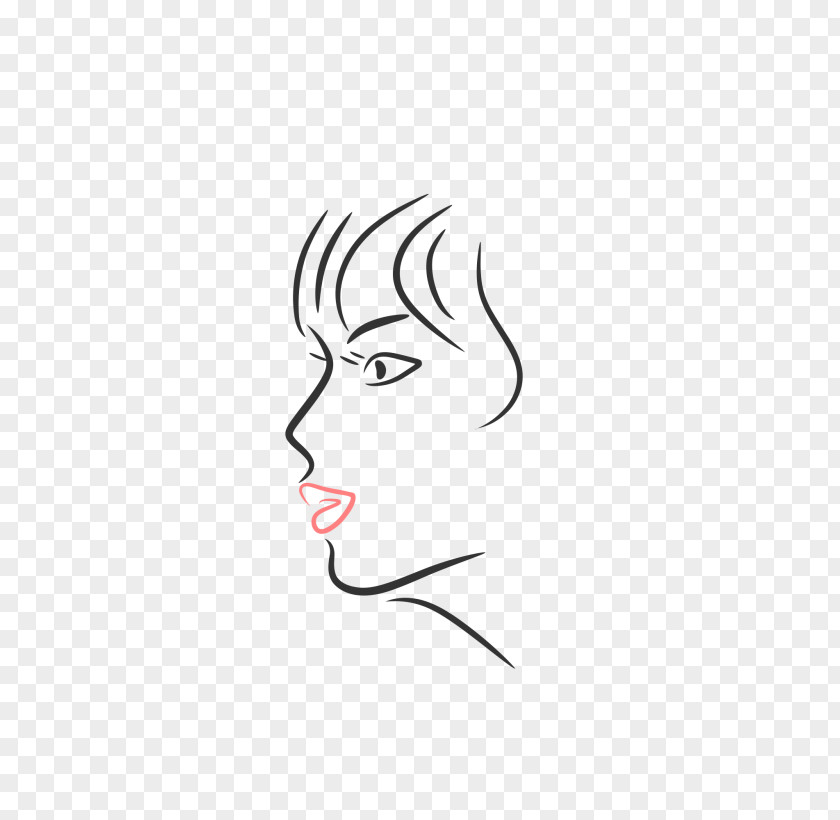 Beauty Parlor Card Logo Drawing Face PNG