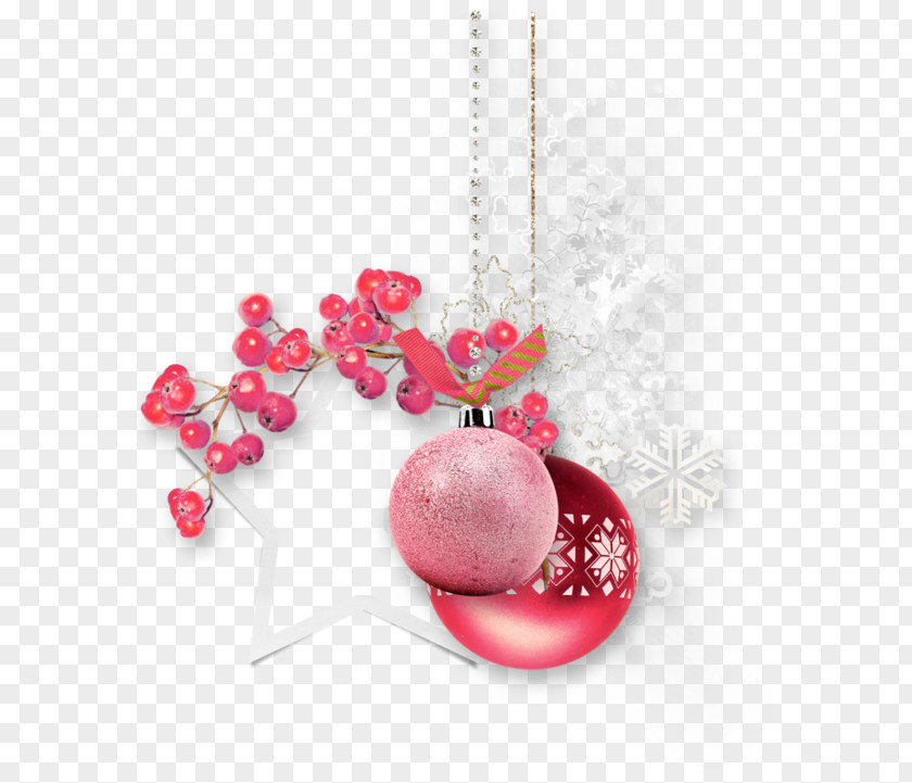 Christmas Decoration Red Balls Icon PNG