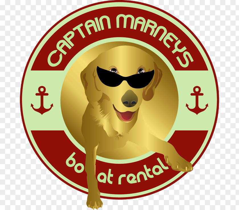 Dog Boat Captain Puppy Logo Eyewear Clip Art PNG