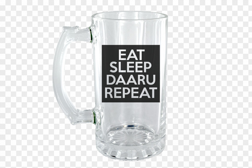 Eat Sleep Pint Glass Beer Glasses Mug PNG