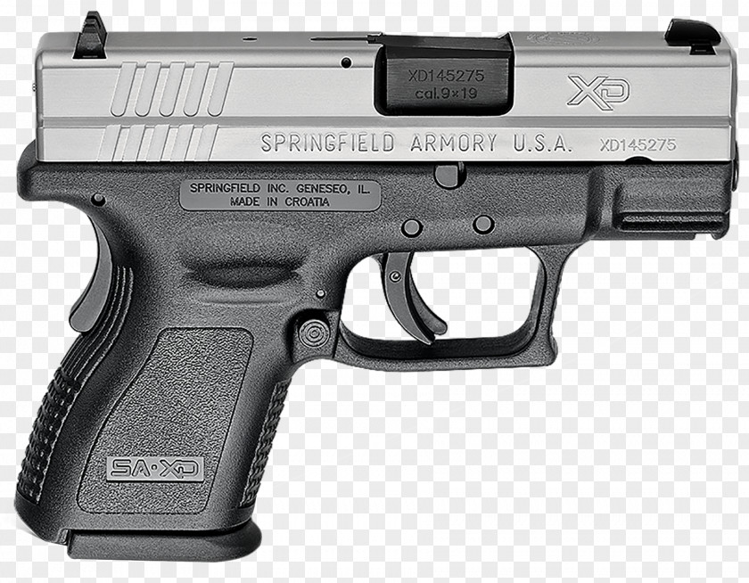 Handgun Springfield Armory National Historic Site HS2000 XDM Pistol 9×19mm Parabellum PNG