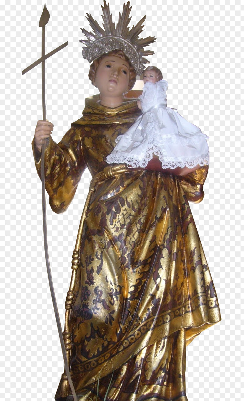 Santo Antonio Middle Ages Costume Design Religion Statue PNG