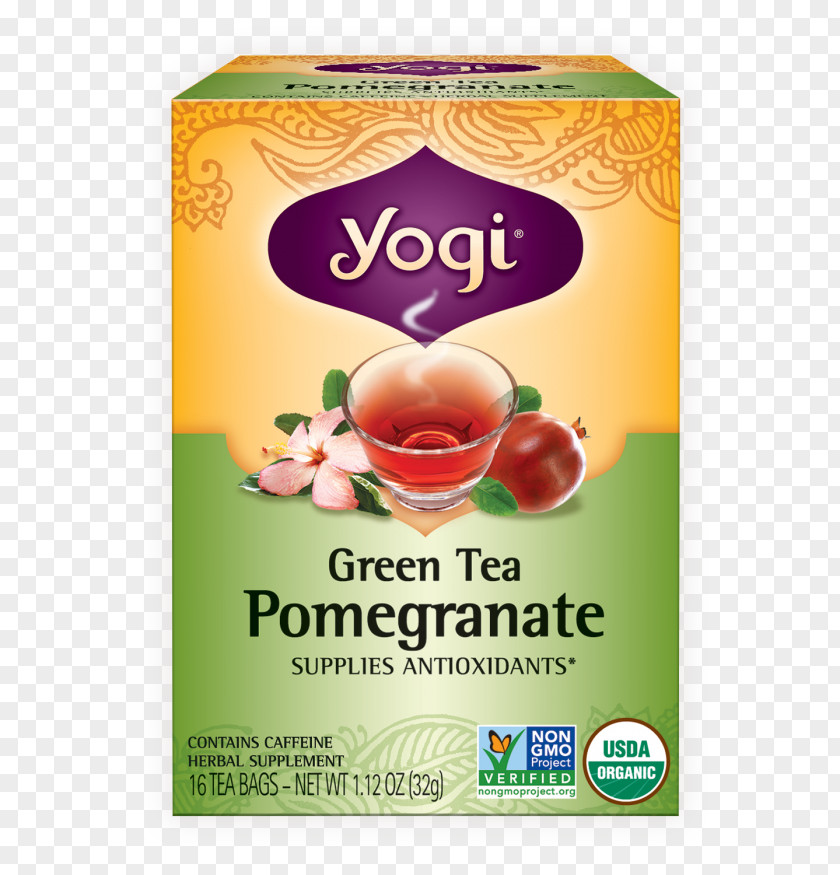 Tea Yogi Organic Food Green Ginger PNG