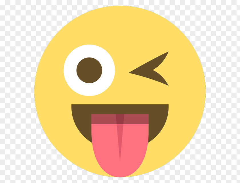 Emoji Emoticon Wink Snake VS Bricks PNG