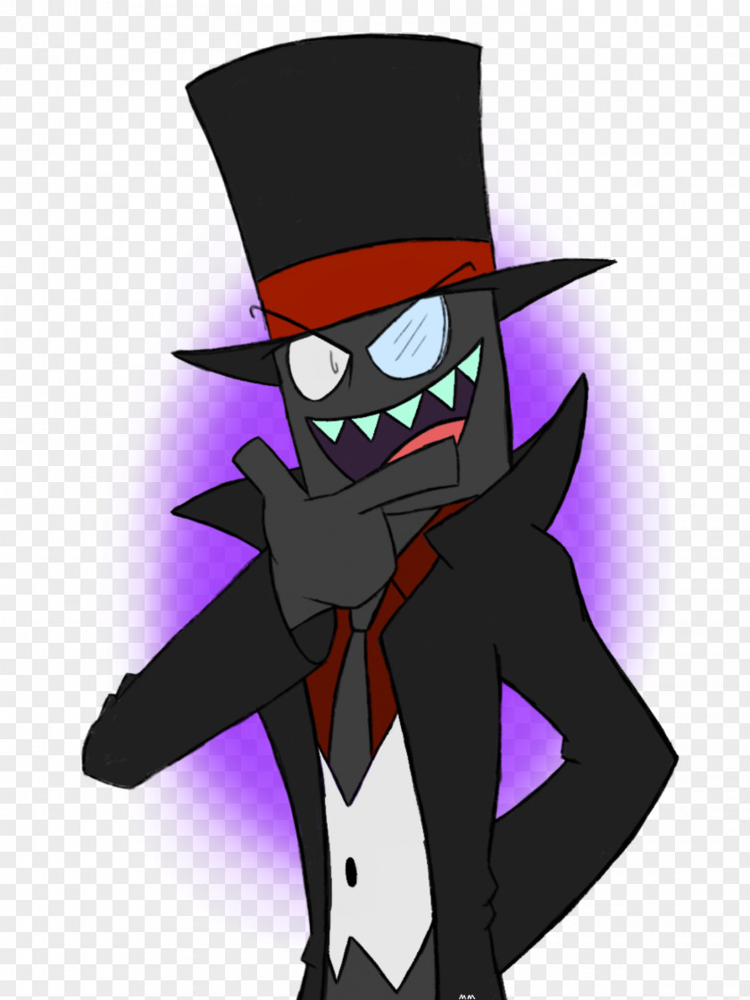 Hat Snidely Whiplash Villain Black Character PNG