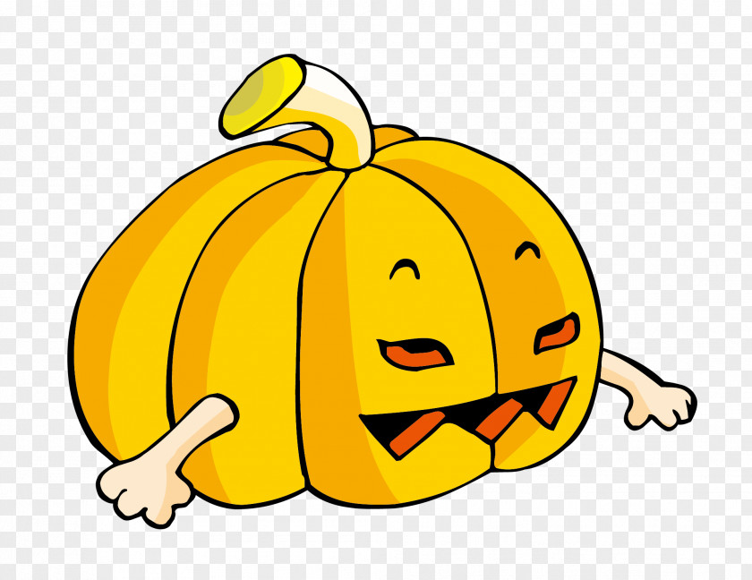 Pumpkins Jack-o-lantern Pumpkin Halloween Stroke Vegetable PNG