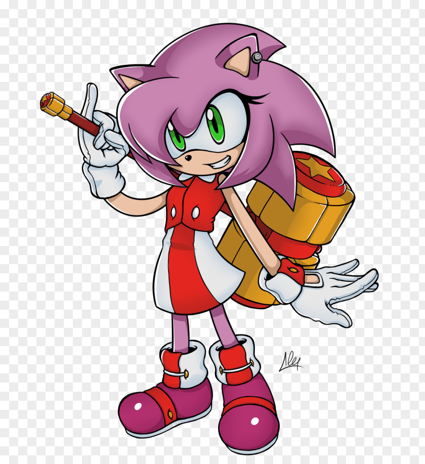 Sonic Riders Amy Rose Adventure Princess Sally Acorn Sega PNG