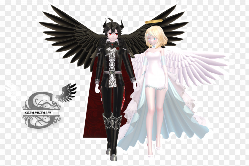 Angel Demon Devil Daemon Model PNG