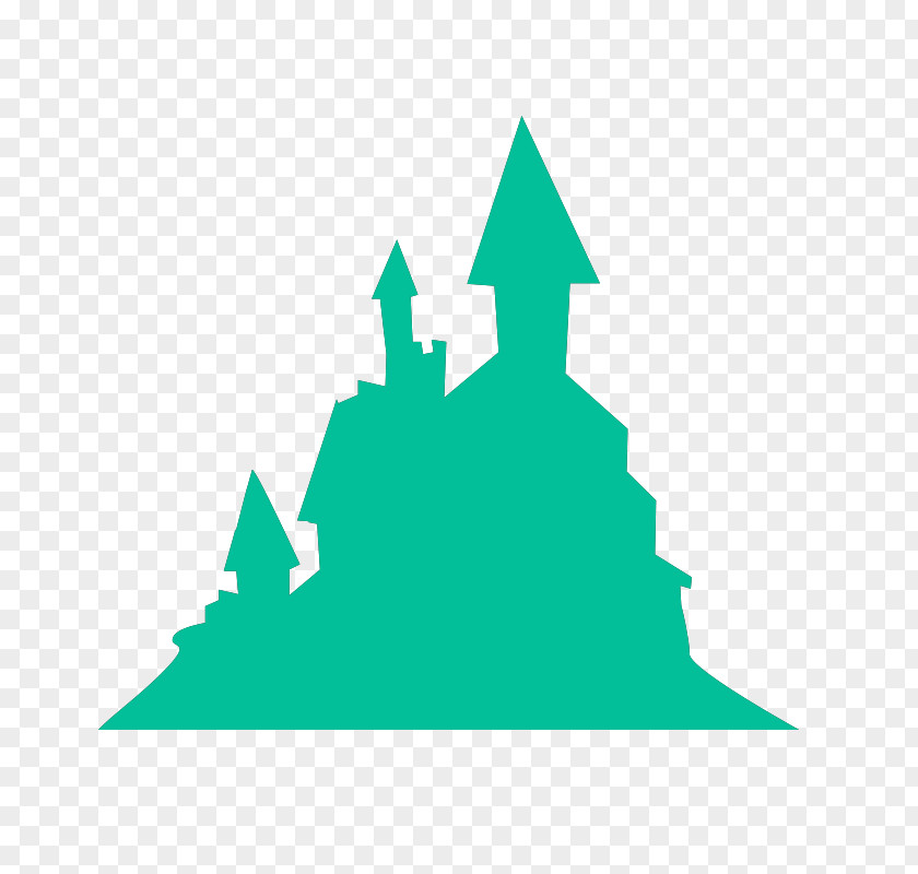Castle Silhouette Halloween Clip Art PNG