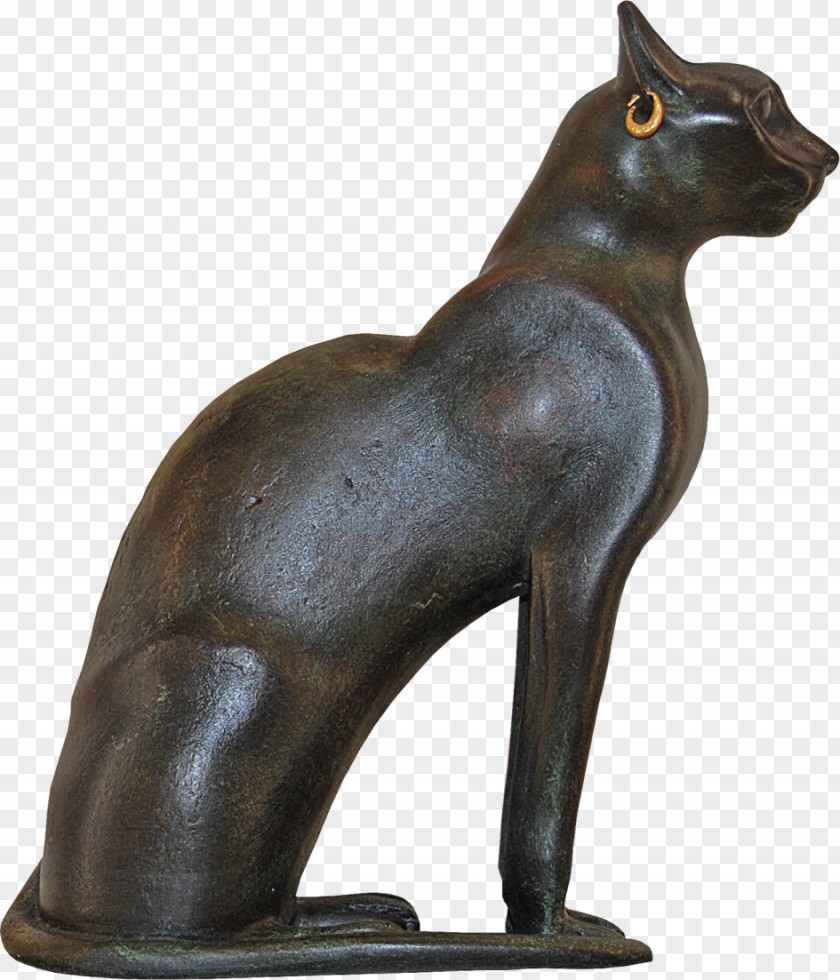 Egypt Bronze Sculpture Egyptian Mau PNG