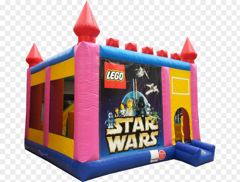 Jumping Castle Inflatable Bouncers Lego Star Wars Toy Playground Slide PNG
