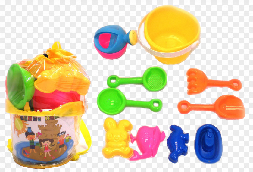 Kid Beach Toy Shovel Spade Bucket PNG
