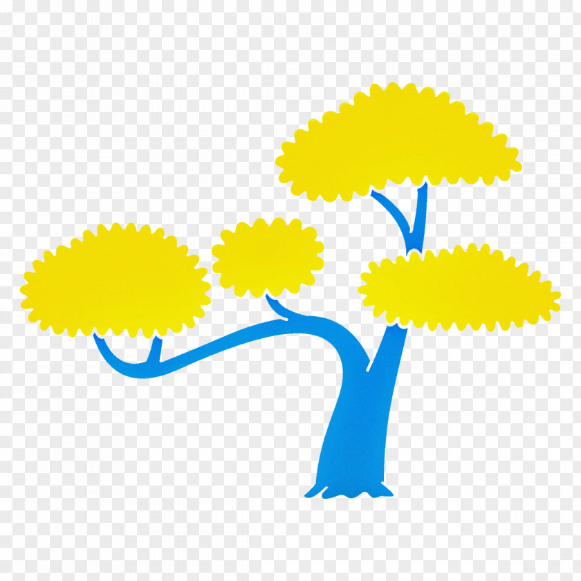 Plant Stem Smile Dandelion Yellow Tree PNG