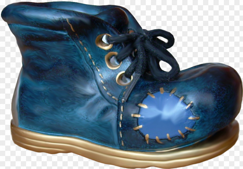 Shoe Blue Dress Boot Color PNG