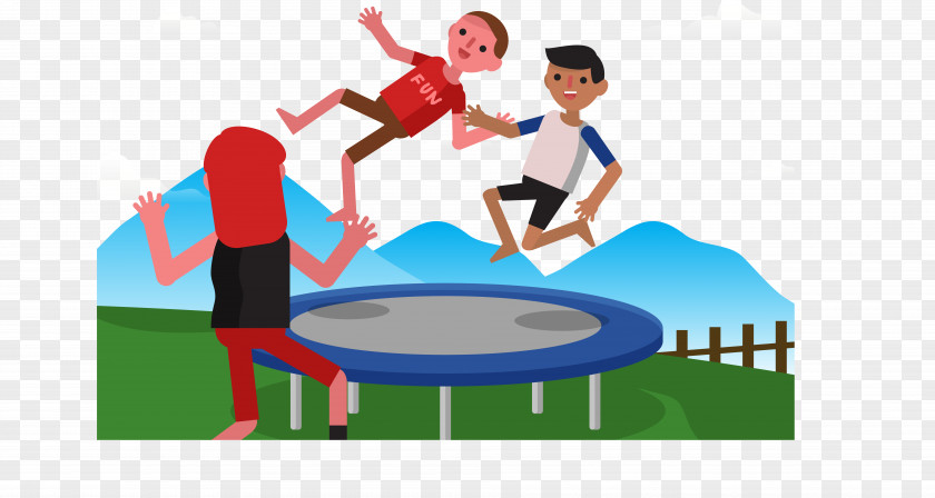 Vector Play Trampoline Glasses PNG