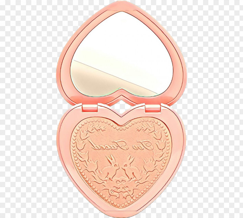 Beige Fashion Accessory Pink Heart Peach PNG
