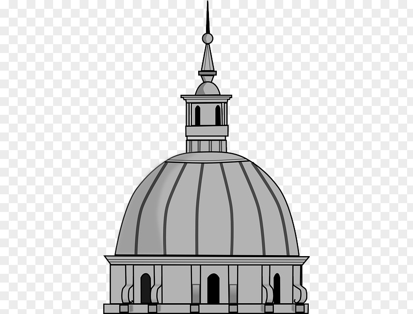 Building Dome Drawing PNG