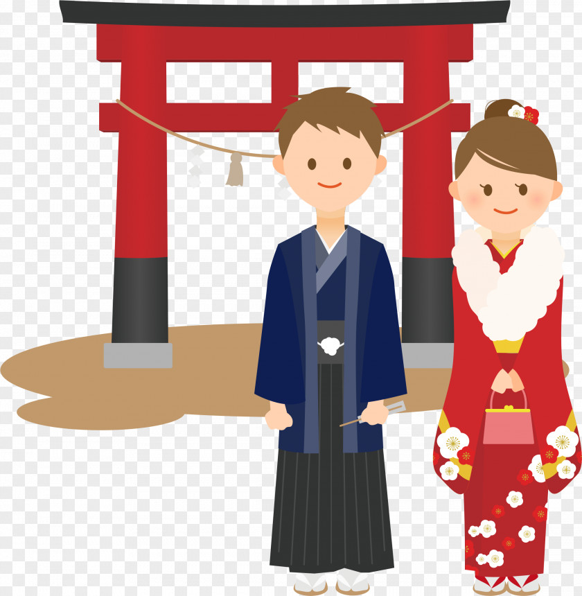 Day6 Shinto Shrine 三社参り Hatsumōde Clip Art PNG