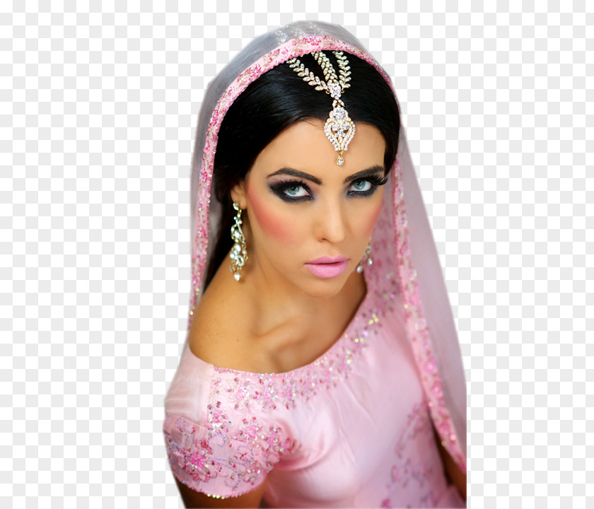 Jewellery Headpiece Long Hair Pink M Photo Shoot Makeover PNG