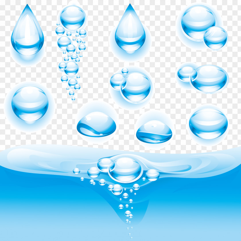 Vector Water Drops Drop Clip Art PNG