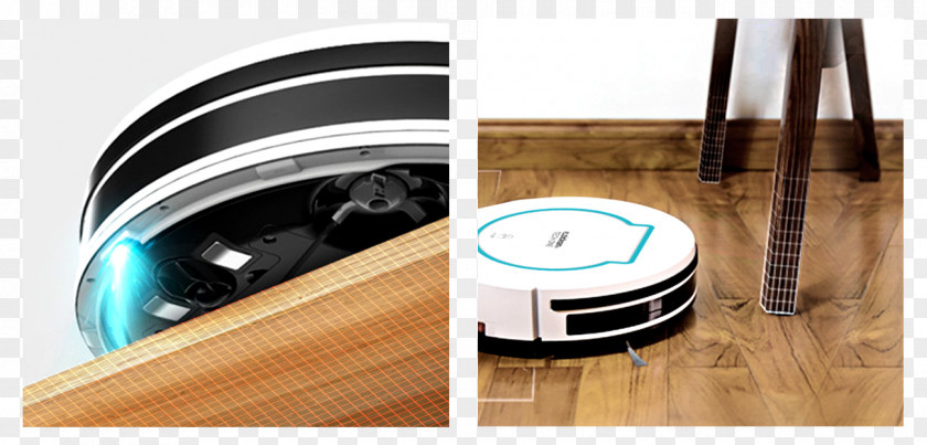 Clean Technology Table Robotic Vacuum Cleaner E.ziclean ULTRA SLIM V2 PNG