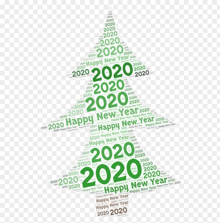 Pine Interior Design Happy New Year 2020 PNG