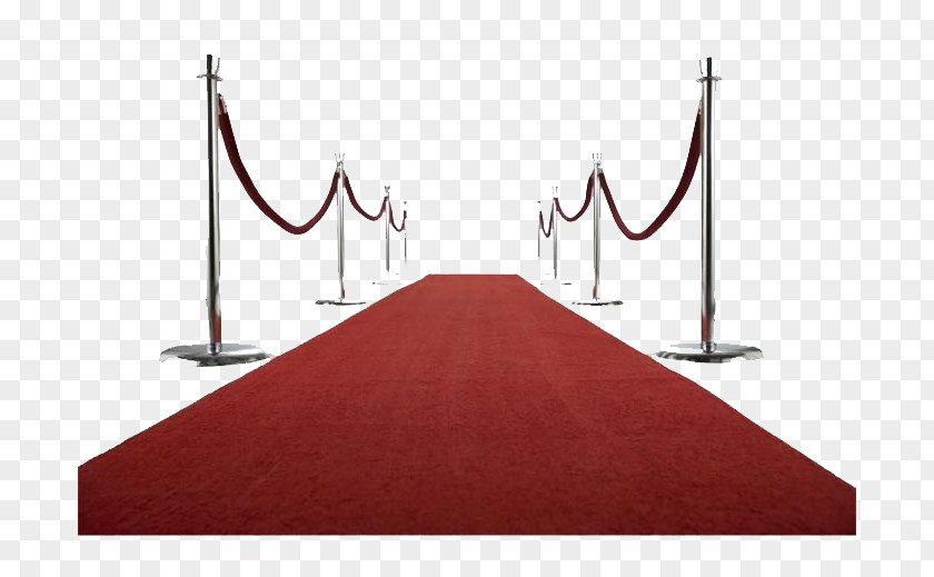 Red Star Road Carpet Clip Art PNG