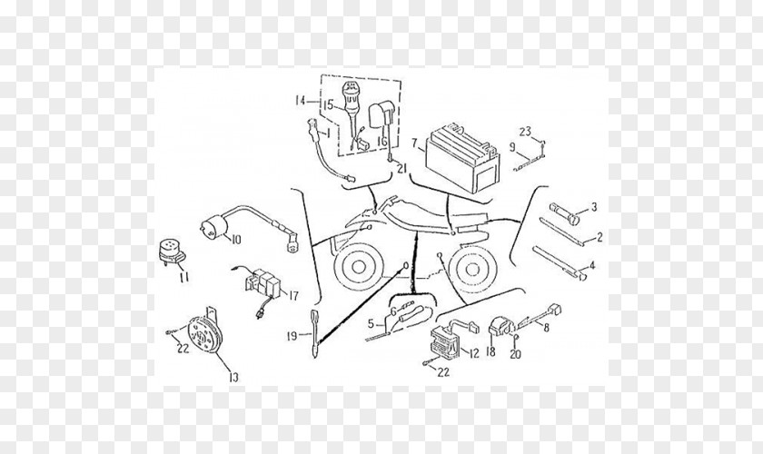 Design Car Line Art Sketch PNG