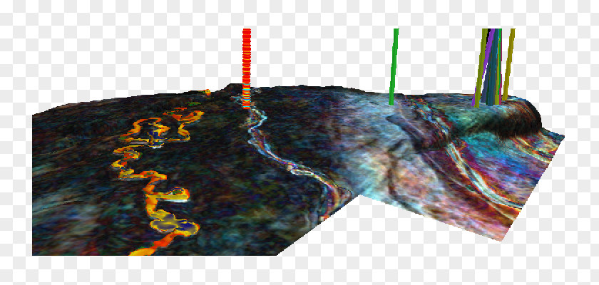 Petrel Channel Fault RGB Color Model PNG