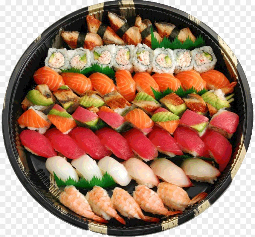 Sushi Dishes Sashimi Japanese Cuisine Chinese California Roll PNG