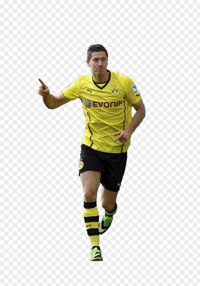 T-shirt Team Sport Football Player Yellow PNG