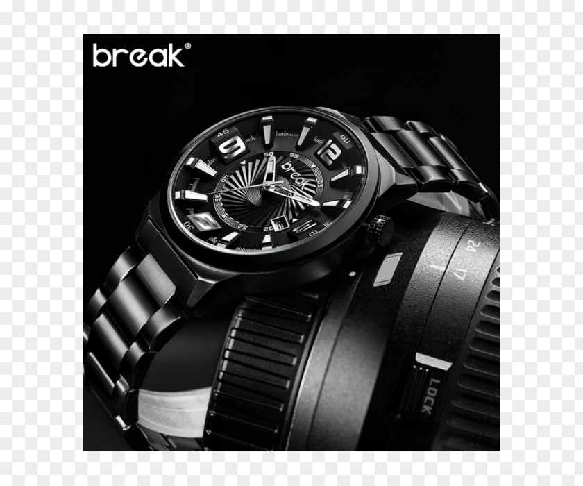 Breaking Chains Watch Quartz Clock Chronograph Strap PNG