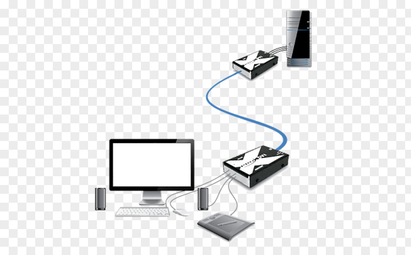 Broadcast Control Room Computer Network Mouse Keyboard Video KVM Switches PNG
