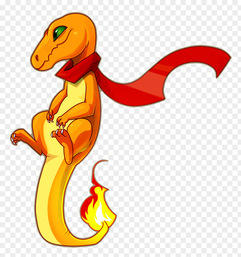 Charmander Reptile Cartoon Character Animal Clip Art PNG