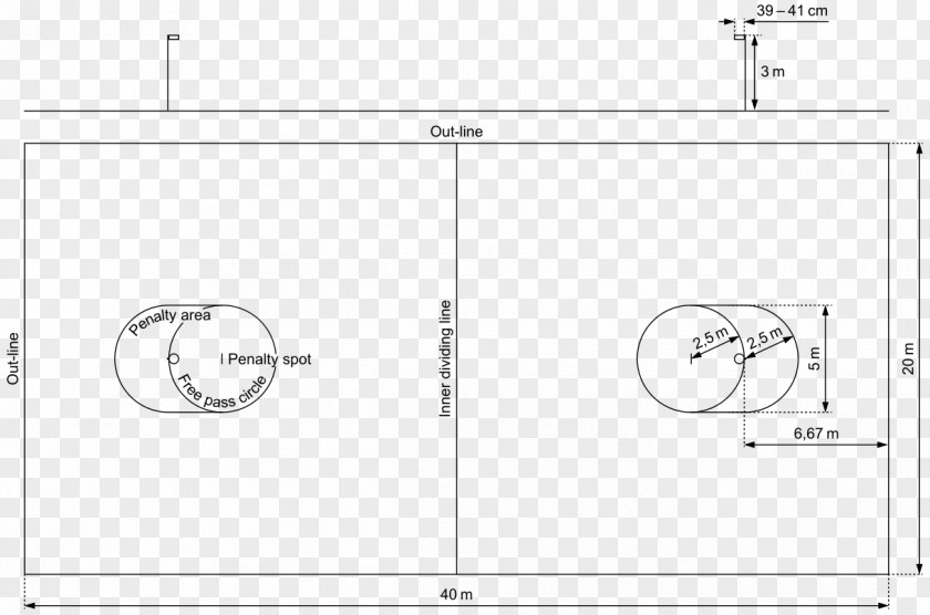 Court Korfball Netball Drawing PNG