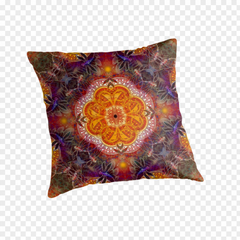 Orange Peel Throw Pillows Cushion Violet Purple PNG