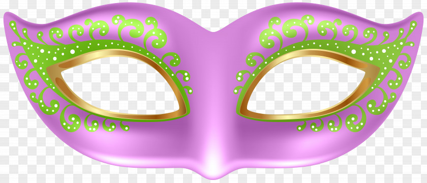 Pink Mask Transparent Clip Art Image PNG