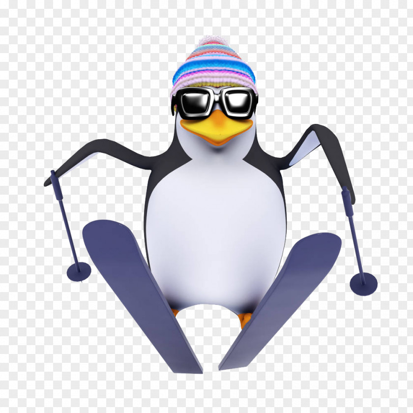 Ski Penguins Penguin Skiing Jumping Clip Art PNG