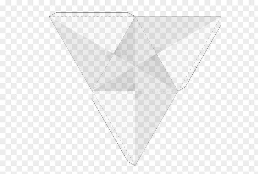 Tetrahedral Opening Line Triangle Origami PNG