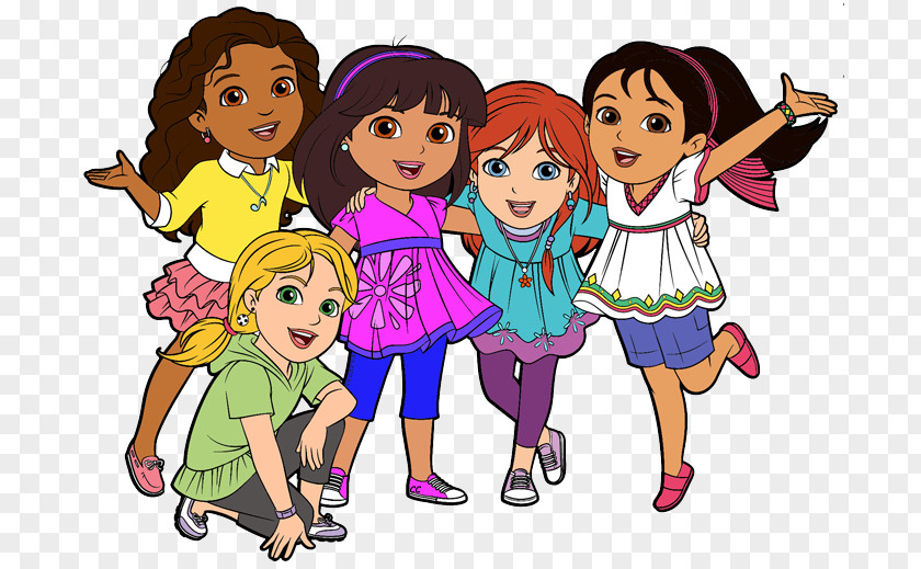 Animated Friends Cliparts Dora And Friends: Into The City! Free Content Clip Art PNG
