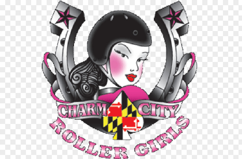 Baltimore Ecommerce Roller Derby Charm City Girls Women's Flat Track Association Division 1 PNG