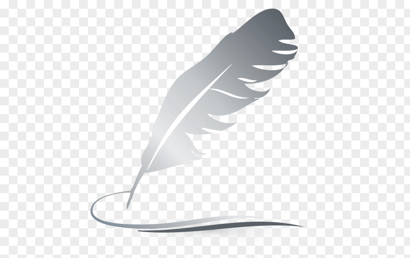 Feather Logo Quill Graphic Designer PNG
